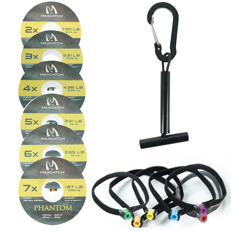 Fishing Rod Ice - Línea Tippet de captura máxima (2x,3x,4x,5x,6x,7x)