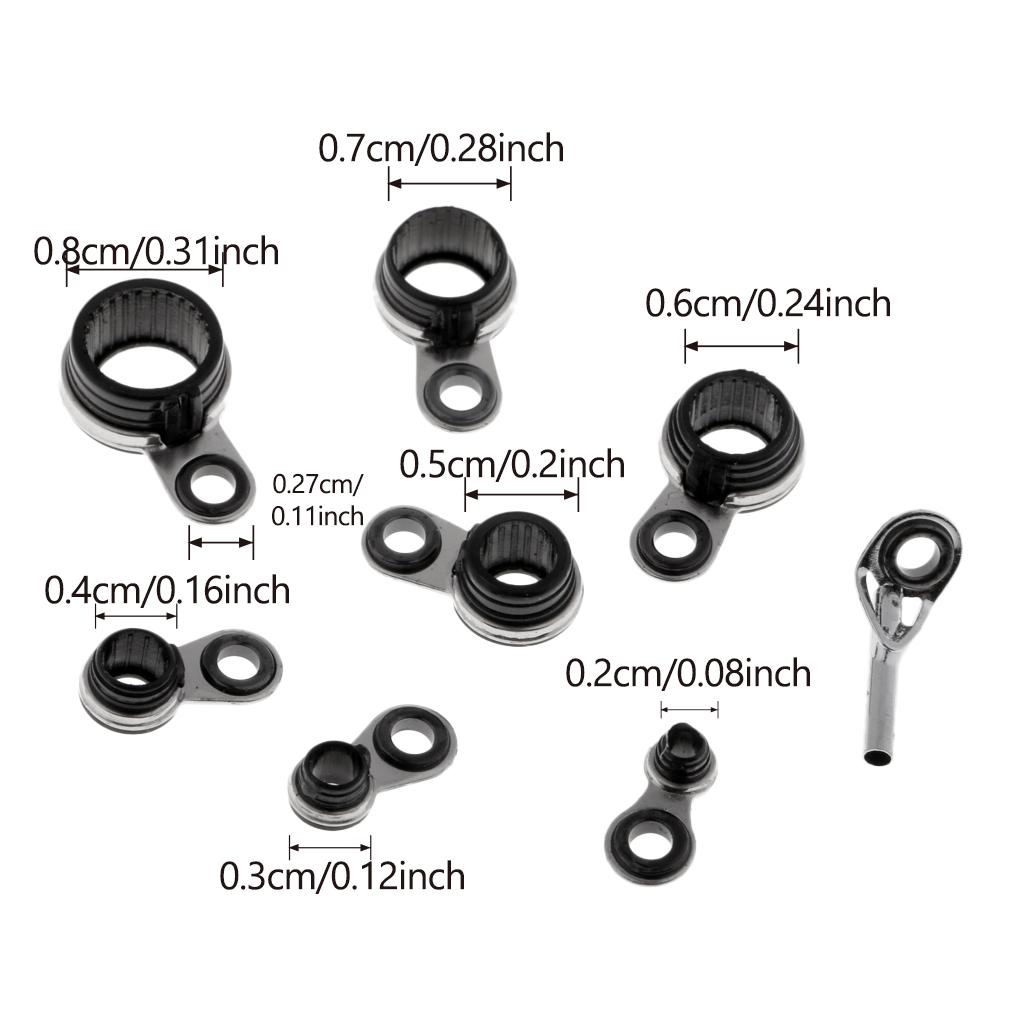 Fishing Rod Casting - Anillos Guía Universales para Cañas de