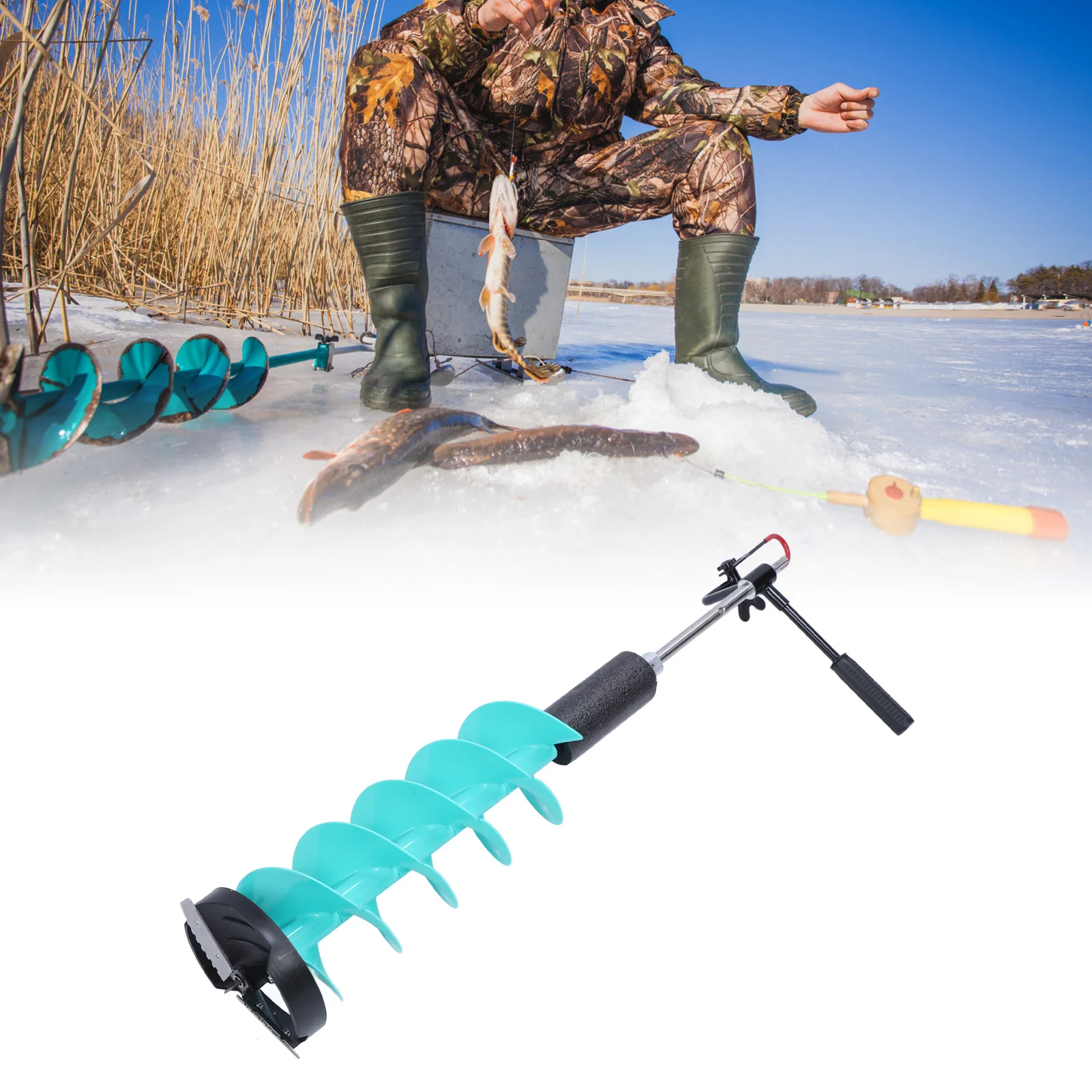 Kit de broca eléctrica para ha - Fishing Rod Ice reseña y precio