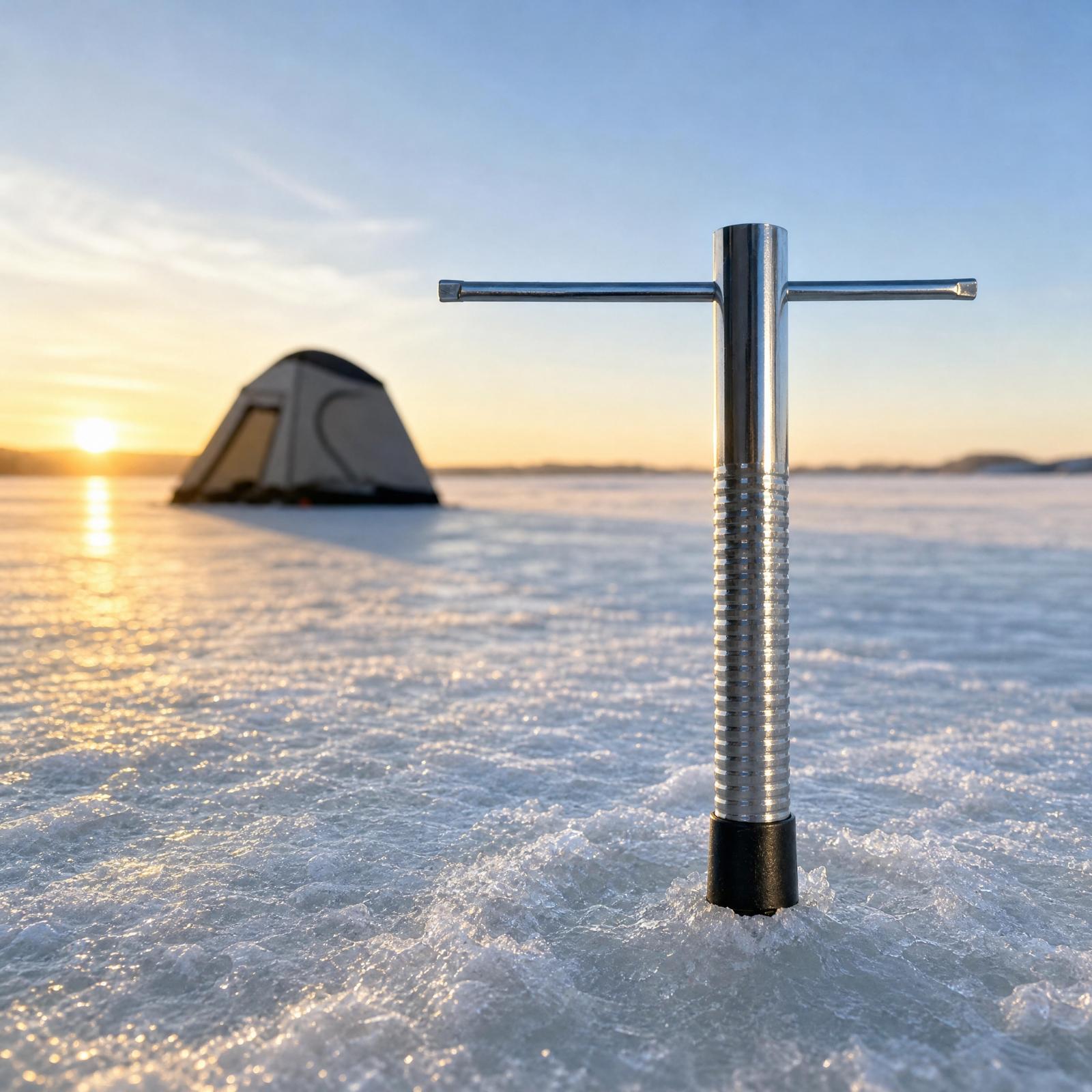 Taladro perforador de hielo co - Fishing Rod Ice reseña y precio