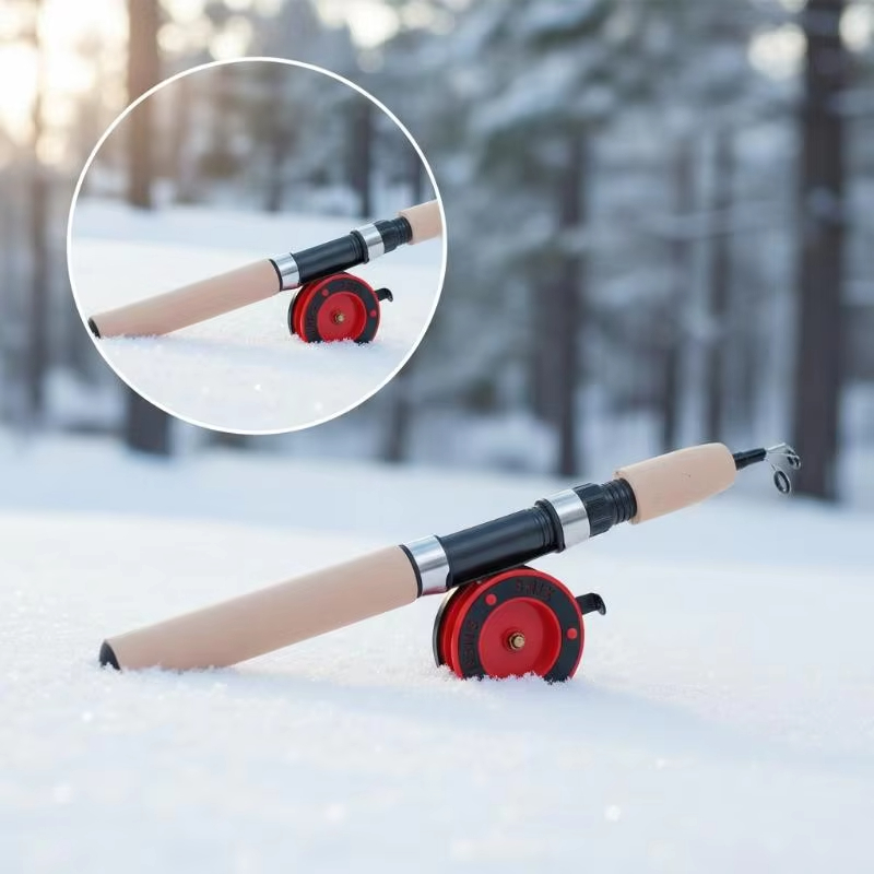 Caña de pescar para pesca en h - Fishing Rod Ice reseña y precio