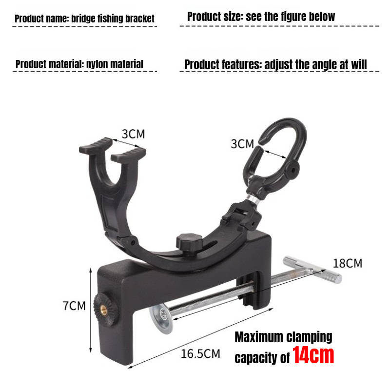 360 °   Soporte Giratorio Ajus - Fishing Rod Travel reseña y precio